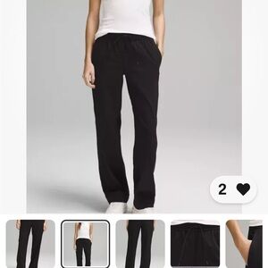 Cream Track Pants with Relaxed Fit and Elastic Waistband